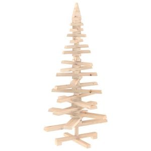 vidaXL &Aacute;rvore de Natal de Madeira KOTKA 120 cm Madeira de Pinho Maci&ccedil;a