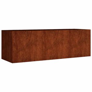 vidaXL Canteiro elevado de jardim 120x40x40 cm a&ccedil;o corten