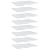 vidaXL Prateleiras para estante 8 pcs 40x30x1,5cm contraplacado branco