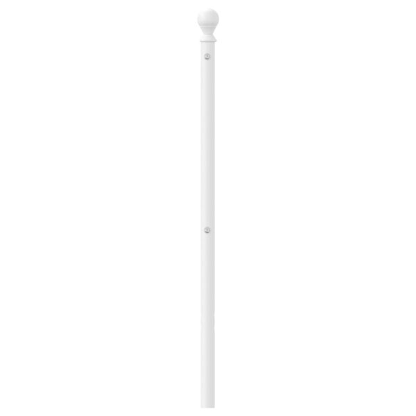 vidaXL Cabeceira de substitui&ccedil;&atilde;o 150 cm metal branco