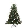 vidaXL &Aacute;rvore de Natal Artificial Verde 240 cm PVC, Metal e Pl&aacute;stico