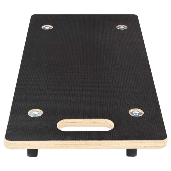 vidaXL Carrinho de Transporte 6 pcs Cinzeto Contraplacado