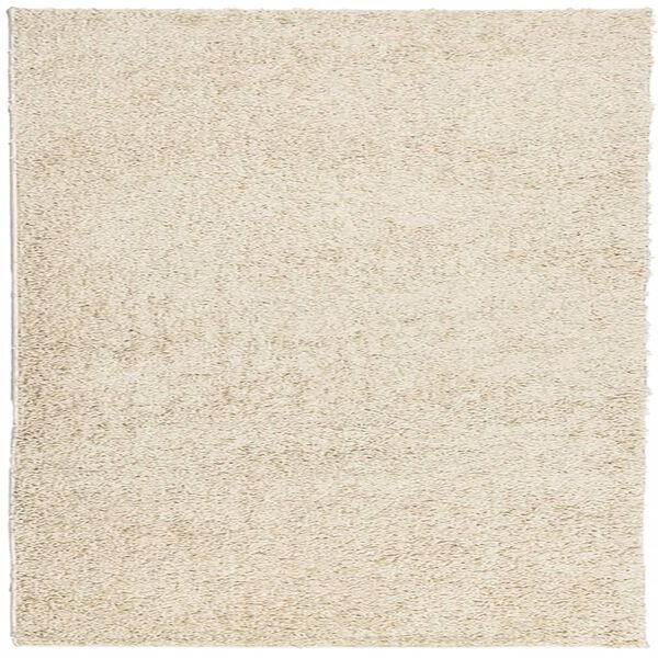 vidaXL Tapete shaggy de pelo alto PAMPLONA 200x200 cm dourado