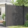 vidaXL Painel de veda&ccedil;&atilde;o WPC 180x186 cm cinza