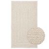 vidaXL Tapete ZIZUR creme 60x110 cm aspeto de juta interior e exterior