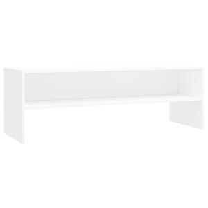 vidaXL M&oacute;vel de TV 120x40x40 cm aglomerado branco