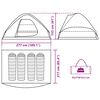 vidaXL Tenda campismo c&uacute;pula p/ 4 pessoas imperme&aacute;vel verde azeitona