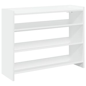 vidaXL Sapateira 80x25x62 cm derivados de madeira branco