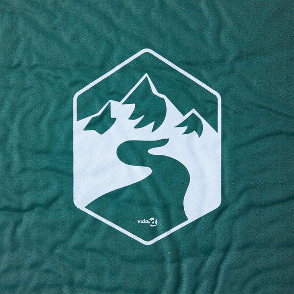 vidaXL Colchão de campismo autoinsuflável c/ almofada 1 pessoa verde