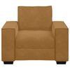 vidaXL Poltrona 100x78x84 cm veludo castanho