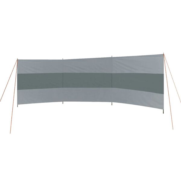 Bo-Camp Para-vento Popular 500x140 cm cinzento e antracite