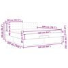 vidaXL Estrutura de cama otomana com colch&atilde;o 160x200cm cinzento escuro