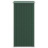 vidaXL Abrigo de jardim 192x108x223 cm a&ccedil;o galvanizado verde