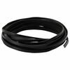 vidaXL Pulseira de Couro Preto 1000 x 0,3 cm Couro