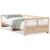 vidaXL Sof&aacute;-cama sem colch&atilde;o 90x190 cm madeira de pinho maci&ccedil;a
