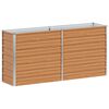 vidaXL Canteiro de jardim elevado Marrom Claro 160 x 40 x 77 cm