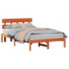 vidaXL Estrutura da Cama Castanho 120 x 200 cm Madeira de pinho maci&ccedil;a