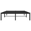 vidaXL Estrutura de cama 120x190 cm metal preto