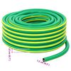 vidaXL Mangueira de Jardim 5 Camadas Verde e Amarelo 1 / 2'' 10 m PVC