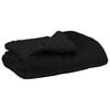 vidaXL Duvet de Ano Inteiro 135 x 200 cm 4 esta&ccedil;&otilde;es Preto Respir&aacute;vel