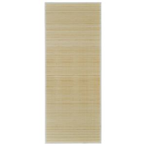 vidaXL Tapete de bambu 100x160 cm natural