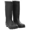 vidaXL Galochas tamanho 46 PVC preto
