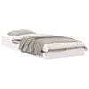 vidaXL Estrutura da Cama Branco 80 x 220 cm Madeira de Pinheiro S&oacute;lida