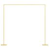 vidaXL Arco de Casamento Ouro 338 x 35 x 300 cm A&ccedil;o