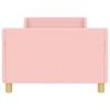 vidaXL Estrutura de Cama Infantil com Cabeceira Rosa 90 x 190 cm