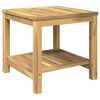 vidaXL Mesa de centro Branco Lavado 48,5 x 49 x 45 cm