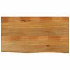vidaXL Tampo de mesa c/ borda viva 120x60x3,8 cm mangueira maci&ccedil;a