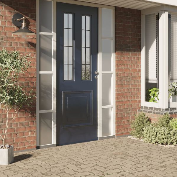 vidaXL Pel&iacute;cula janela est&aacute;tica 90x500 cm PVC cinza fosco