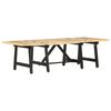 vidaXL Mesa de centro extens&iacute;vel 160x70x45 cm madeira mangueira maci&ccedil;a