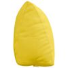 vidaXL Travesseiro para Costas Amarelo Claro 60 x 20 x 50 cm tecido