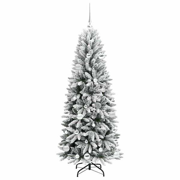 vidaXL Árvore de Natal Artificial com 150 LEDs Branco 150 cm