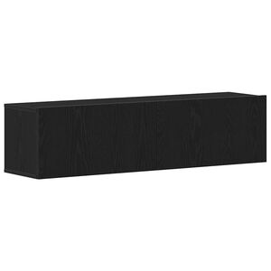 vidaXL M&oacute;vel de TV 120x30x30,5cm derivados de madeira carvalho preto