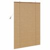 vidaXL Estores de rolo com cortinas Manual Castanho 110 x 160 cm Bambu