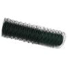 vidaXL Cerca Hexagonal Verde 0,6 x 50 m PVC
