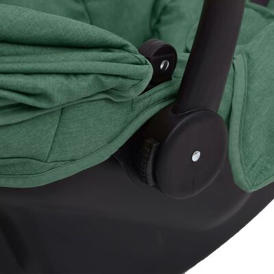 vidaXL Cadeira de automóvel para bebé 42x65x57 cm verde