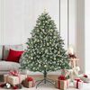 vidaXL &Aacute;rvore de Natal Artificial Verde 180 cm PVC, Pl&aacute;stico e A&ccedil;o