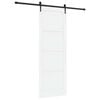 vidaXL Porta Deslizante ORKDAL 83 x 232 cm Madeira de Pinho Maci&ccedil;a