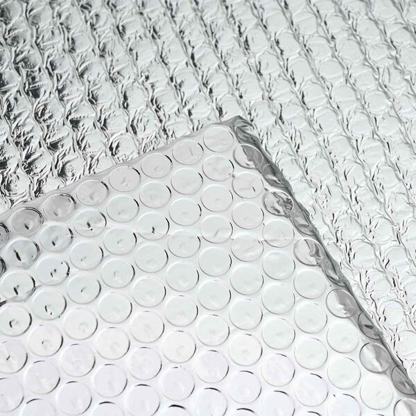 vidaXL Refletor de calor para radiador Prateado 0.6 x 30 m Alumínio