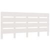 vidaXL Cabeceira de cama 150x3x80 cm pinho maci&ccedil;o branco