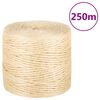 vidaXL Corda 100% sisal 4 mm 250 m
