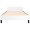 vidaXL Estrutura cama c/ cabeceira sem colch&atilde;o 90x190 cm branco