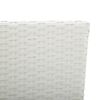 vidaXL 5 pcs conjunto de jantar para jardim branco