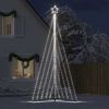 vidaXL LED &Aacute;rvore de Natal 570 LEDs Branco Frio 399 cm