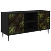 vidaXL Gabinete para TV ELBURG 102 x 33 x 51 cm Carvalho Preto