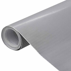 vidaXL Pel&iacute;culas para carro 2 pcs 100x150 cm + 50x150 cm prateado 4D