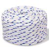 vidaXL Corda n&aacute;utica em polipropileno 14 mm 50 m branco